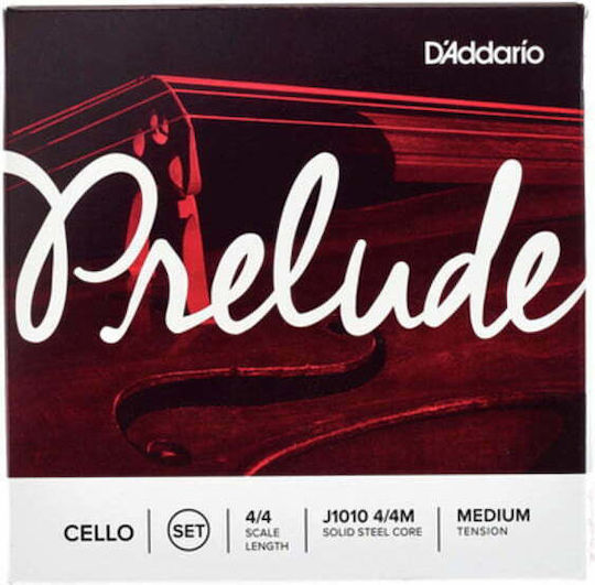 Daddario Prelude Cello Μονές Χορδές Steel Τσέλου 4τμχ