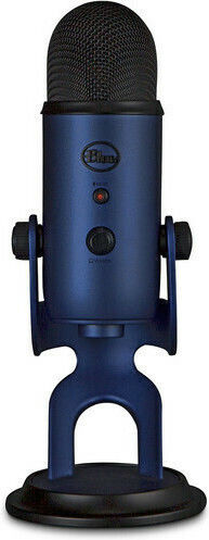 Blue Microphones Yeti Condenser Microphone USB Tabletop for Vocals in Blue Color