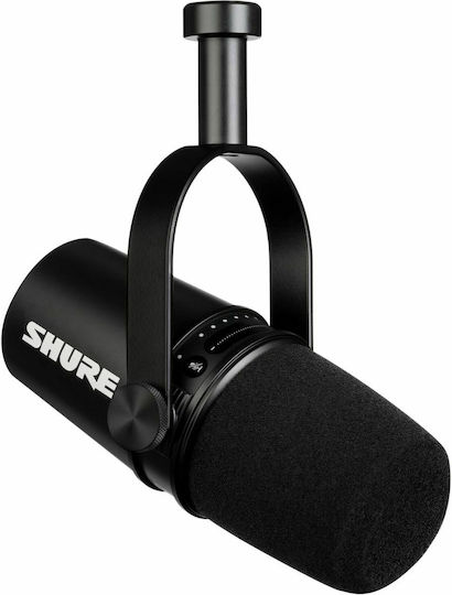 Shure MV 7 Δυναμικό Μικρόφωνο Shock Mounted για Φωνητικά