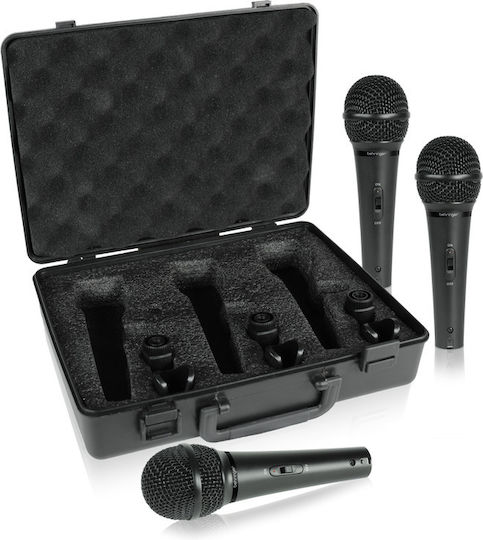 Behringer Ultravoice XM1800S Set Δυναμικό Mikrofon XLR Handgemacht für Gesang