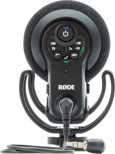 Rode VideoMic Pro+ Πυκνωτικό Μικρόφωνο Shock Mounted για Κάμερα