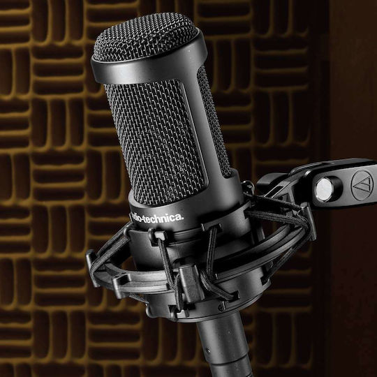 Audio Technica AT2035 Condenser Microphone XLR / USB Shock Mounted for Vocals