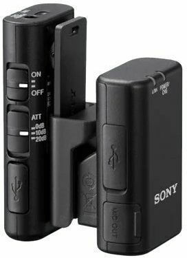 Sony ECM-W2BT Drahtlos Kondensator (Kleine Membran) Mikrofon Anklipsen für Kamera