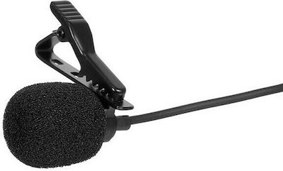 Electret Microphone Hands-Free Lavalier Lapel Journalistic Lightning