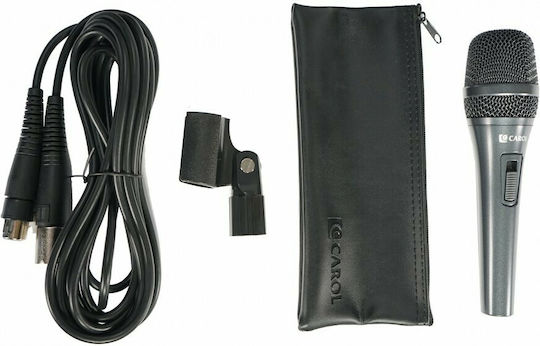 Ihos AC-910S Δυναμικό Μικρόφωνο XLR Χειρός για Φωνητικά σε Γκρι Χρώμα