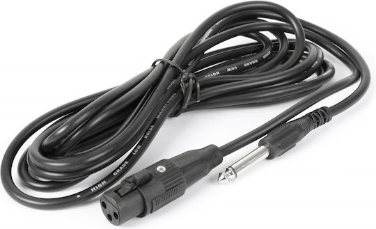 Fenton Μικρόφωνο Karaoke Ενσύρματo DM100 Dynamic Microphone 173.126 Μαύρο