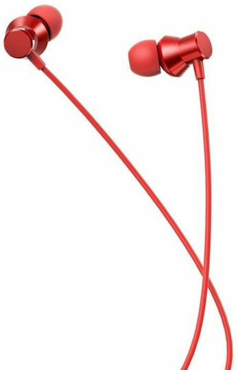 Lenovo HF130 In-ear Handsfree με Βύσμα 3.5mm Κόκκινο
