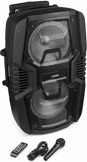 Fenton Karaoke Speaker With Wired Microphone And Lighting Effects FT210LED 170.022 Black