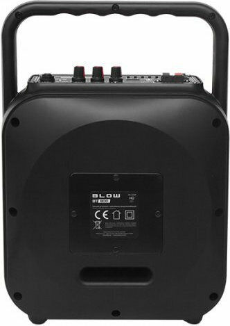 Blow Karaoke-Lautsprecher mit Kabellosem Mikrofon und Lichteffekten BT800 30-350# Schwarz