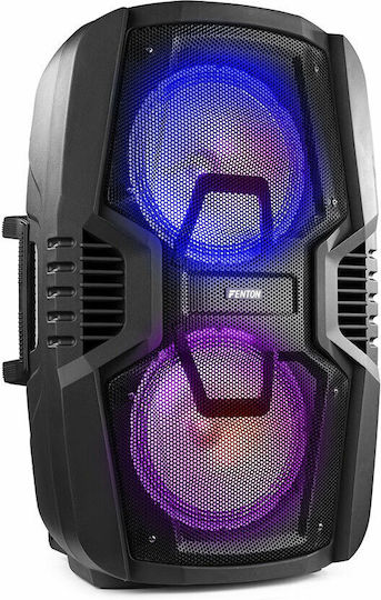Fenton Karaoke Speaker With Wired Microphone And Lighting Effects FT210LED 170.022 Black