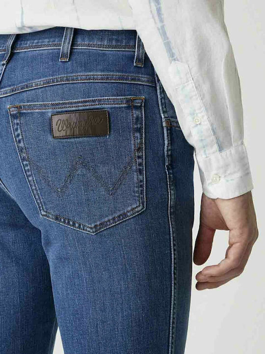 Τexas Men's Jeans Pants with Regular Straight Fit Navy Blue