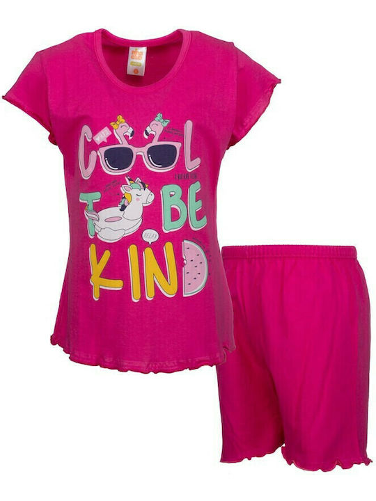 Nina Club Kinder-Nachtwäsche Sommer Fuchsie Cool