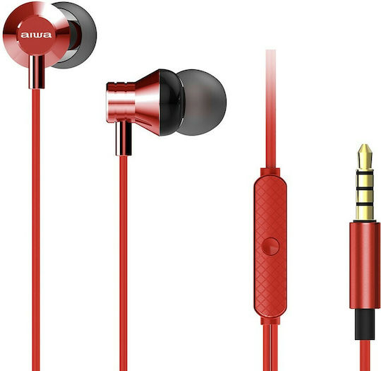 Aiwa ESTM-50 În ureche Handsfree cu Mufă 3.5mm Roșu