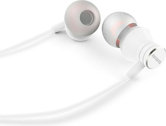 Aiwa ESTM-50 In-ear Handsfree με Βύσμα 3.5mm Λευκό