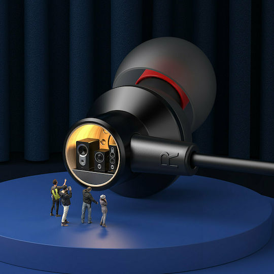 Remax RM-560i In-ear Handsfree Headphones with Connector Lightning Black