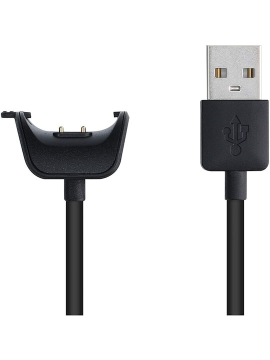 KWmobile USB Charging Cable Зарядно за Samsung Gear Fit 2 / Fit 2 Pro - Samsung Gear Fit 2 / Fit 2 Pro Черен