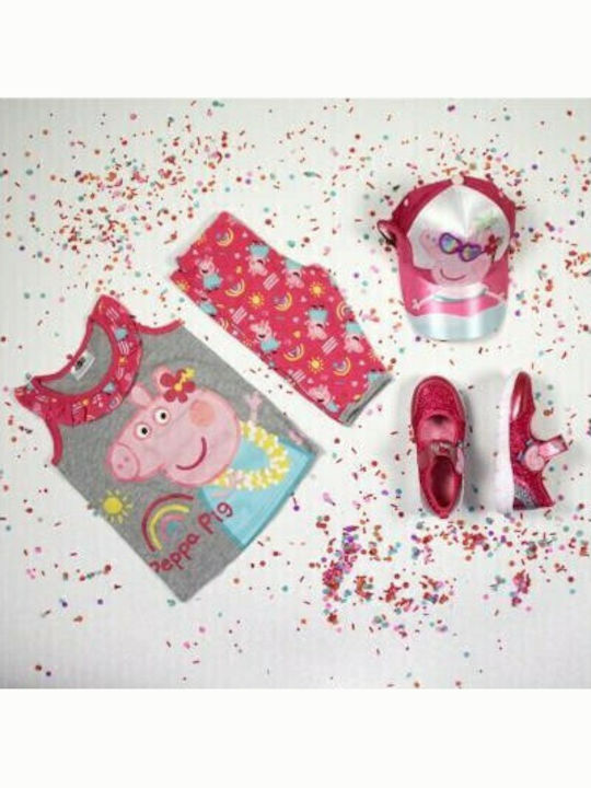 Cerda Παιδική Πιτζάμα Καλοκαιρινή Γκρι Peppa Pig