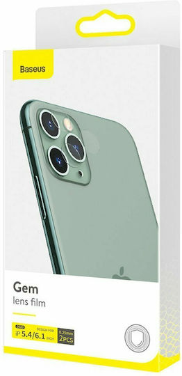 Baseus Προστασία Κάμερας Tempered Glass Διάφανο για το iPhone 12 mini