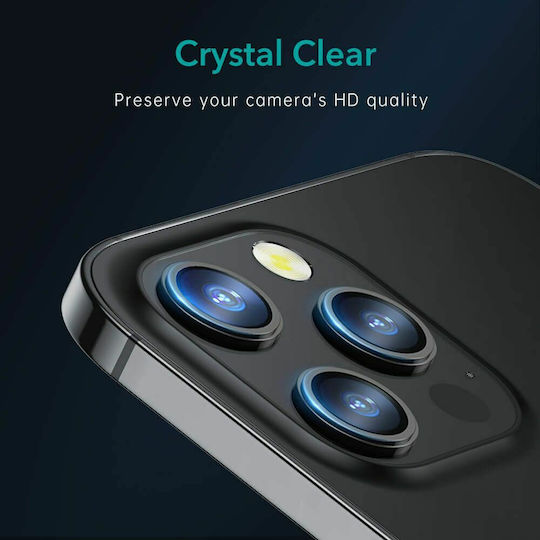 ESR Lens Protector Προστασία Κάμερας Tempered Glass Μαύρο για το iPhone 12 Pro Max