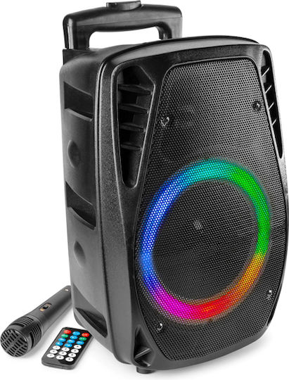 Fenton Karaoke-System mit einem Kabelgebundenen Mikrofon FT8LED MK2 170.018 in Schwarz Farbe