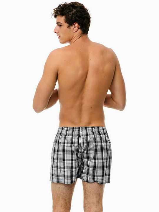 Ανδρικά Μποξεράκια Πολύχρωμα Καρό 2Pack