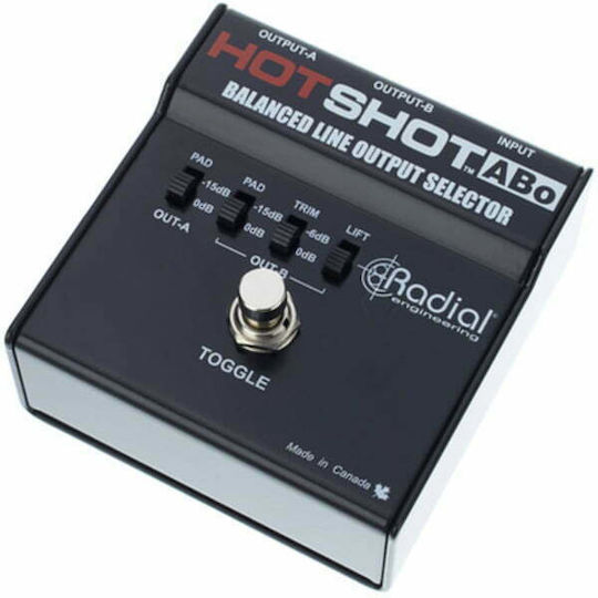 Radial HotShot ABo Pedale Fußschalter E-Gitarre, E-Bass, Elektroakustische Instrumente, Keyboards & Synths und Stimme