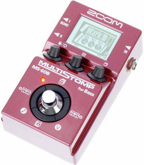Zoom MS-60B Πολυεφέ Effect Ηλεκτρικού Μπάσου