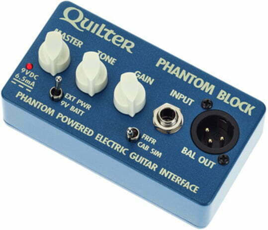 Quilter Phantom Block Pre Amp/Cab Sim Педал Симулатор Електрическа китара