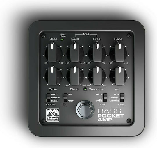Palmer Pocket Amp Bass PEPAMPBASS Πετάλι Preamp Ηλεκτρικού Μπάσου
