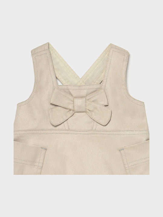 Kids' Overall Skirt Monochrome Beige
