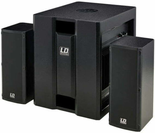 LD Systems Dave 8 Roadie Σετ με Αυτοενισχυόμενα PA говорители 350W με Woofer 8" 35.2x43.4x43εκ. σε Черен Χρώμα