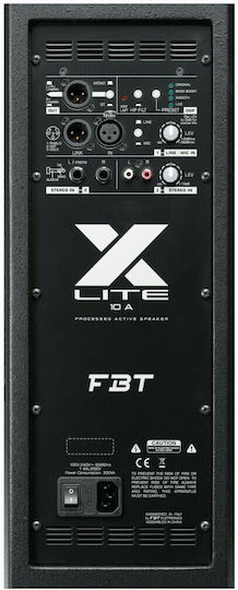 FBT X-PRO 10A 38769 Active Speaker PA 1000W with Woofer 10" 31.5x31.5x55cm.