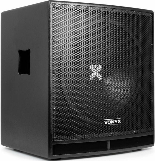 Vonyx SWP15 Pro 170.823 Самоусилващ Субуфер PA 400W 15" 40x47x53εκ. σε Черен Χρώμα