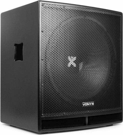 Vonyx SWP18 Pro 170.826 Autoîntăritor Subwoofer PA 600W 18" 43.5x55x61.5cm.
