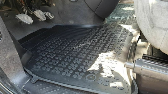 Rezaw Plast Front Mats 2pcs Tray Type for Peugeot 807 2002 Black
