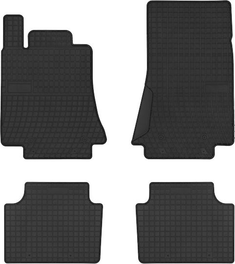 Frogum Set of Front and Rear Mats 4pcs for Alfa Romeo Giulia 2016 Black
