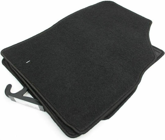 Petex Satz Vorder- und Hintermatten 4Stück aus Teppichboden für Mitsubishi Raumstern 2013+ Schwarz