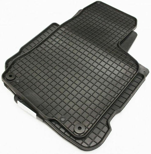 Petex Satz Vorder- und Hintermatten 4Stück aus Gummi für Seat Leon / Toledo 1999-2005 Schwarz