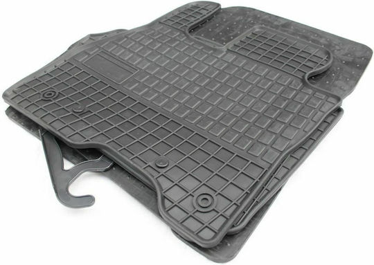 Frogum Set of Front and Rear Mats 4pcs for Nissan Leaf 2017+ Black