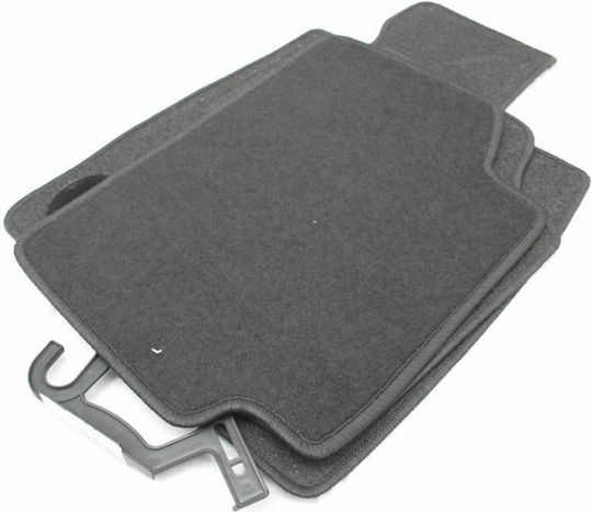 Petex Set of Front and Rear Mats 4pcs for BMW Series 7 2015 Black