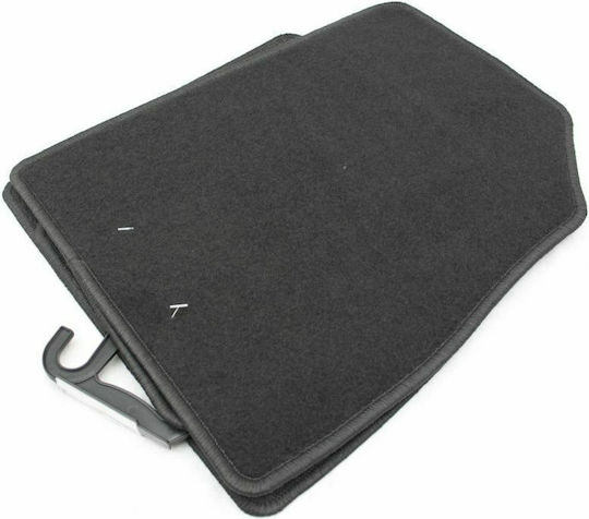 Petex Set of Front and Rear Mats 4pcs for Nissan Micra 2017+ Black