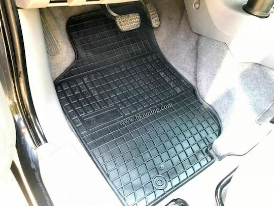 Frogum Set of Front and Rear Mats 4pcs for Toyota Hilux 2005 Black