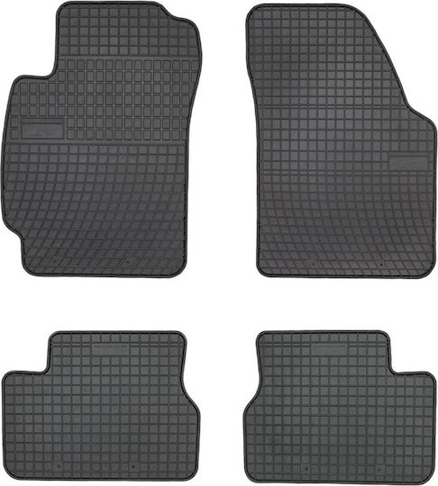 Frogum Set of Front and Rear Mats 4pcs for Honda HR-V 1999-2006 Black