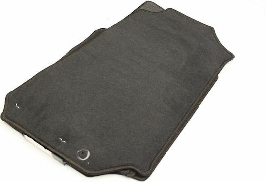 Petex Satz Vorder- und Hintermatten 4Stück aus Teppichboden für Saab 9-5 1998-2007 Schwarz
