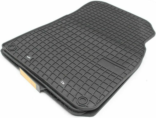 Frogum Set of Front and Rear Mats 4pcs for Saab 9-3 2002-2011 Black