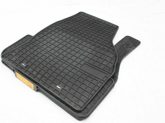Frogum Set of Front and Rear Mats 4pcs for Seat Arona 2015 Black