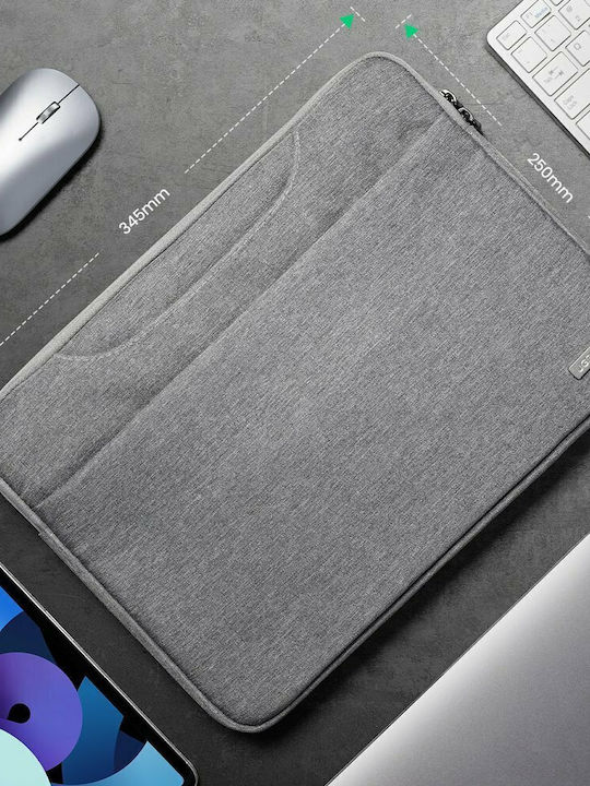 Ugreen LP437 Αδιάβροχη Τσάντα Ώμου / Χειρός για Laptop 13" σε Γκρι χρώμα