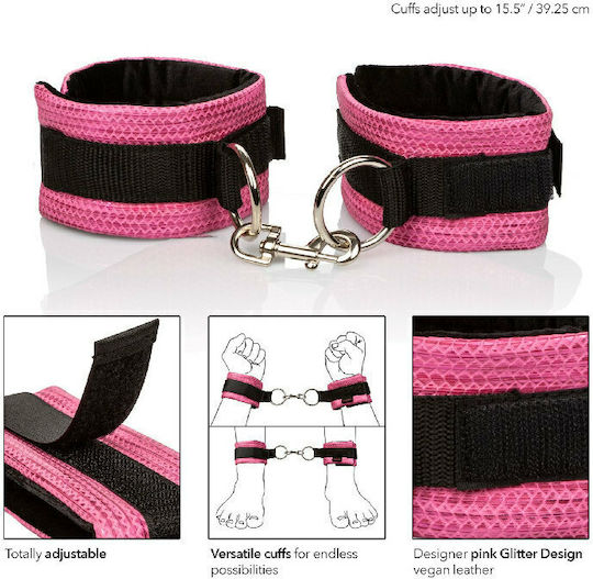 Calexotics Tickle Me Pink Universal Cuffs Белезници в Розов Цвят