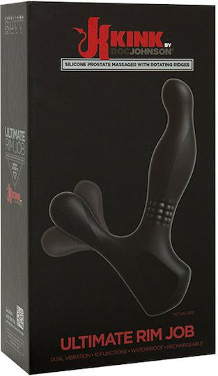 Doc Johnson Kink Ultimate Rim Job Analvibrator Schwarz 27.18cm