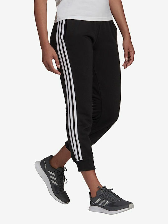 Talie înaltă Pantaloni de Trening cu elastic Negru